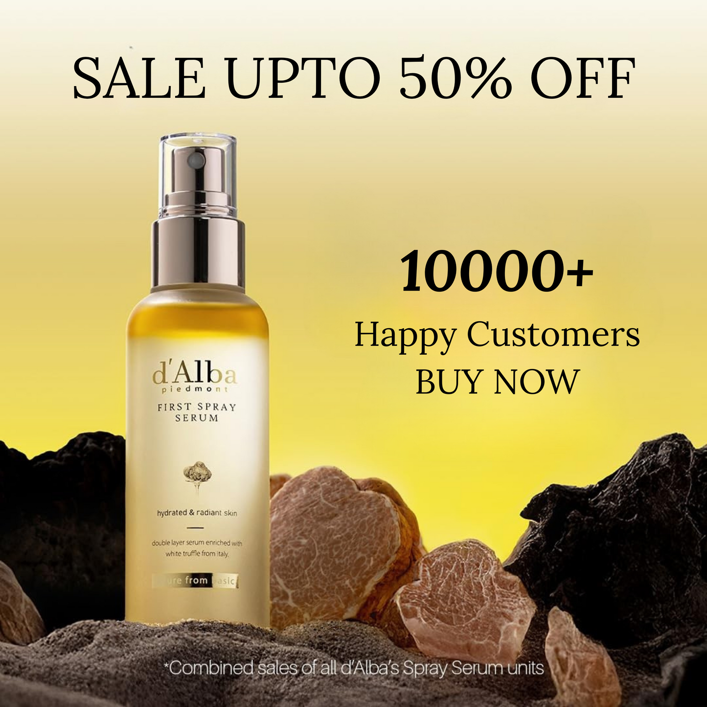 All In One Da'lba Serum (Primer, Toner, Anti-Aging Serum, Makeup Fixer, and instant Glow)
