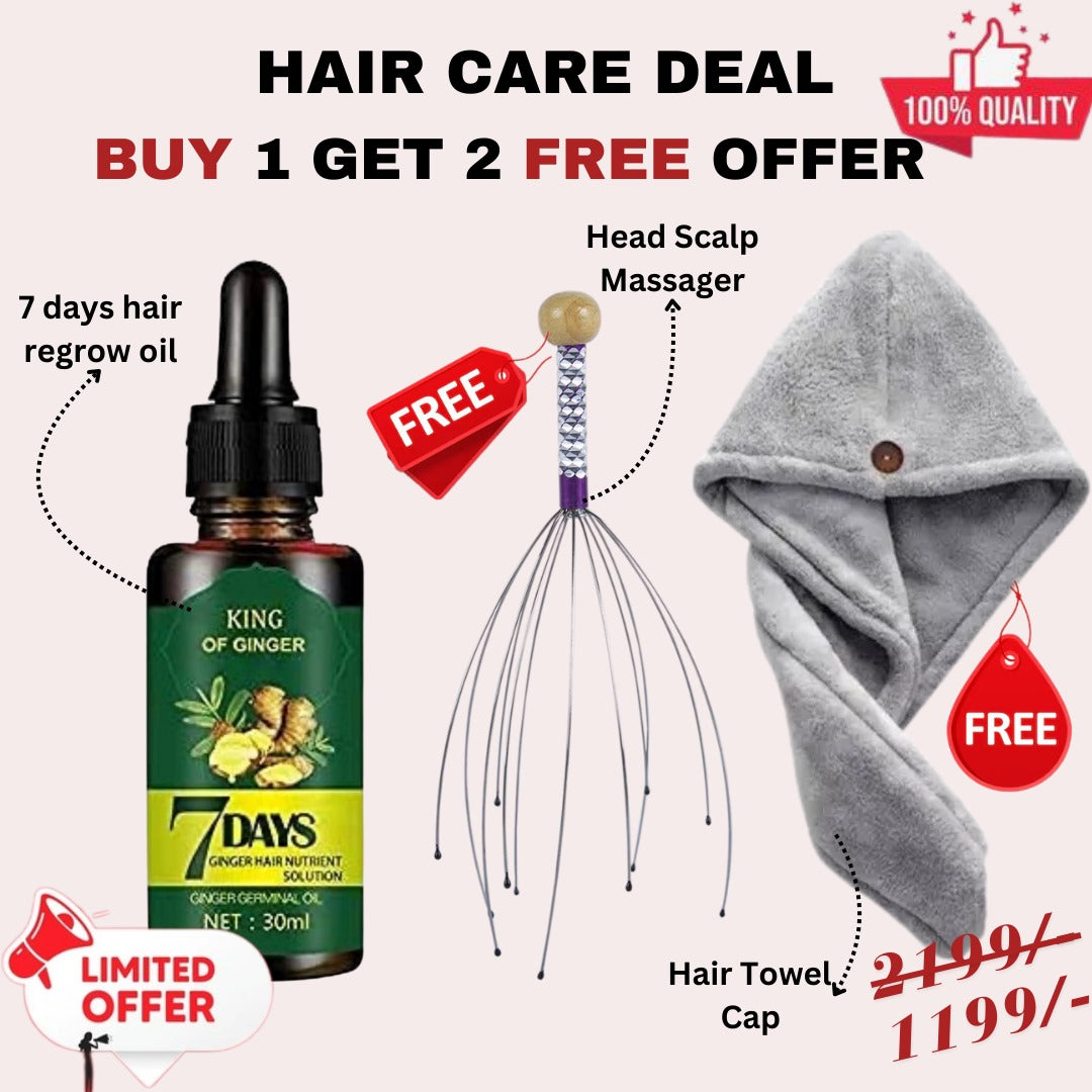 ✨Hair Care Deal - Buy 1 Get 2 Free Offer✨