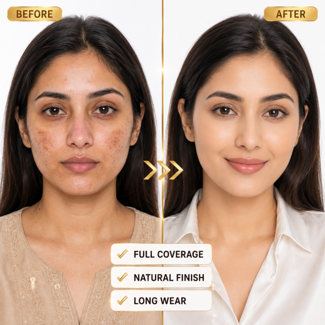 Moral Professional Makeup Complete Foundation Bundle – Easy Paint Foundation + TV Paint Stick + FREE Beauty Blender – Full Coverage, Smooth Finish & Long Wear
