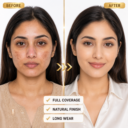 Moral Professional Makeup Complete Foundation Bundle – Easy Paint Foundation + TV Paint Stick + FREE Beauty Blender – Full Coverage, Smooth Finish & Long Wear
