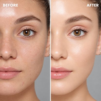 VT Glass Skin Glow Duo – PDRN Balm Stick & Cica Foundation + FREE Beauty Blender – Flawless Radiant Coverage