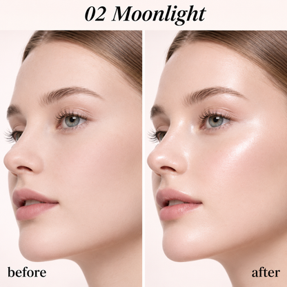 Maliao 2-in-1 Blush + Highlighter Stick – Instant Glass Skin Glow, Hydrating Multi-Use Formula for Cheeks, Lips & Eyes, Non-Sticky Radiance