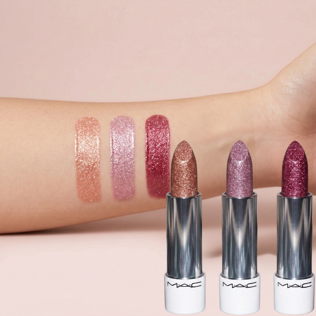 MAC Sparkle Lipstick | High-Pigment Sparkle Gloss Finish | Long-Lasting, Smooth & Hydrating