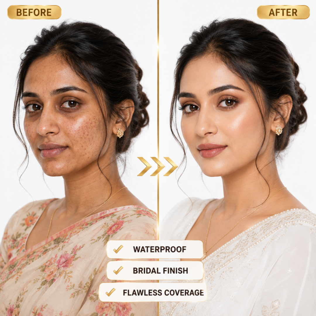 Moral Professional Makeup Complete Foundation Bundle – Easy Paint Foundation + TV Paint Stick + FREE Beauty Blender – Full Coverage, Smooth Finish & Long Wear