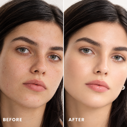 VT Glass Skin Glow Duo – PDRN Balm Stick & Cica Foundation + FREE Beauty Blender – Flawless Radiant Coverage