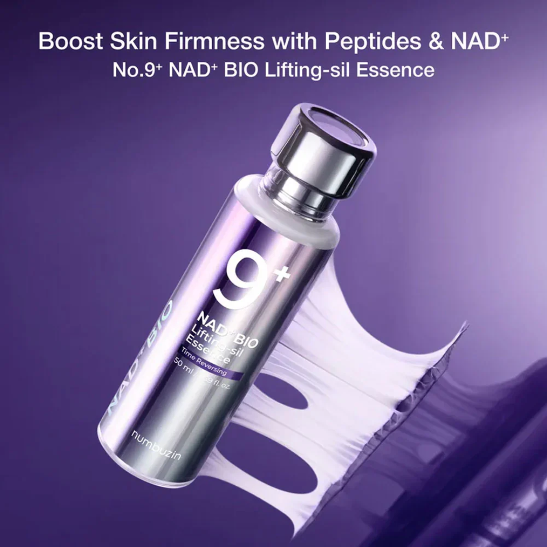 numbuzin No.9+ NAD+ BIO Time Reversing Lifting Essence | Firms, Lifts, Smooths Wrinkles & Restores Glow