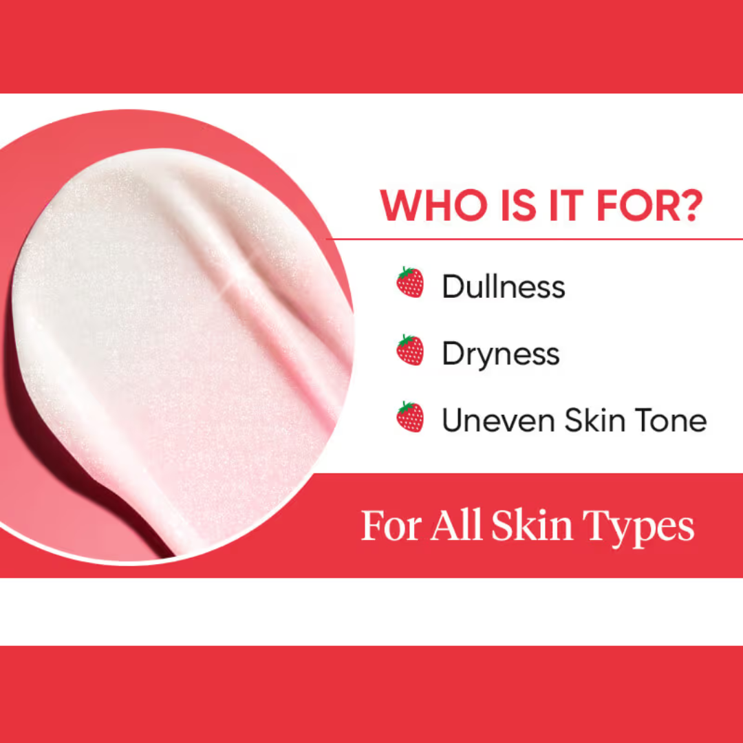 Dot & Key Strawberry The Spotlight Strobe Cream | Niacinamide Moisturizer + Highlighter for Instant Dewy, Glazed Skin