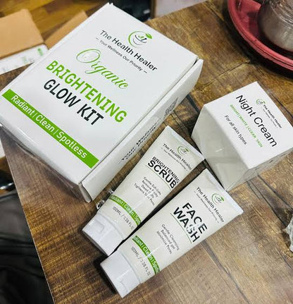 HEALTH HEALER GLOW KIT & GET DOUBLE ENDED FACE MASK BRUSH