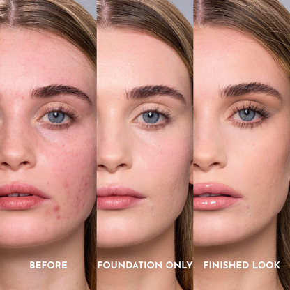 Kashe's 24 Hours Waterproof Liquid Foundation | Dewy Radiant Glow, Smooth Full Coverage, Lightweight Creamy Texture | 24H Waterproof Protection