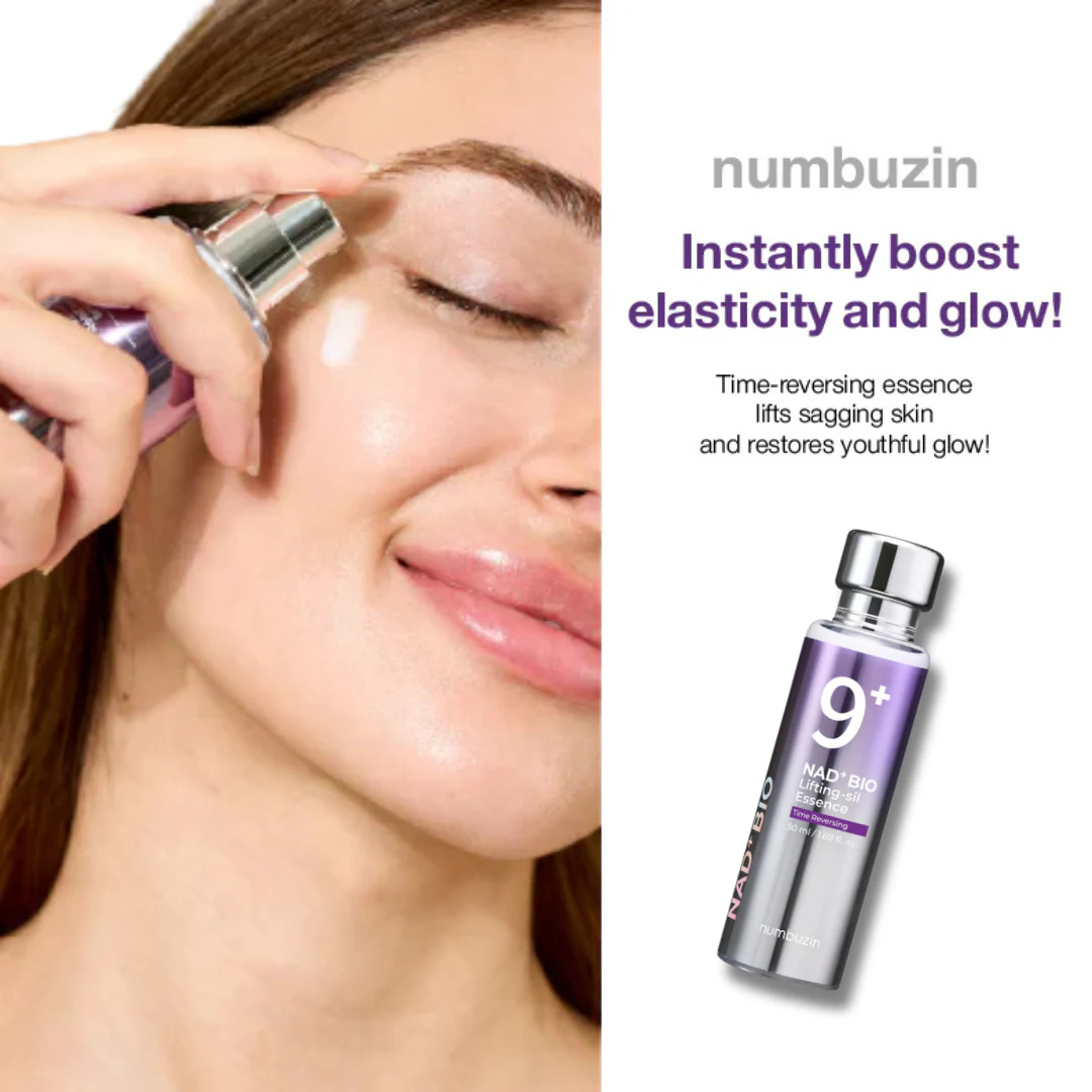 numbuzin No.9+ NAD+ BIO Time Reversing Lifting Essence | Firms, Lifts, Smooths Wrinkles & Restores Glow