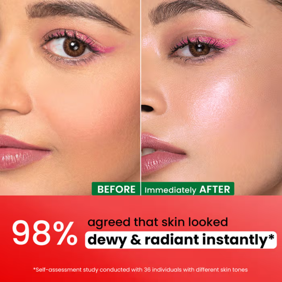 Dot & Key Strawberry The Spotlight Strobe Cream | Niacinamide Moisturizer + Highlighter for Instant Dewy, Glazed Skin