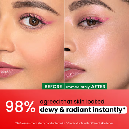Dot & Key Strawberry The Spotlight Strobe Cream | Niacinamide Moisturizer + Highlighter for Instant Dewy, Glazed Skin
