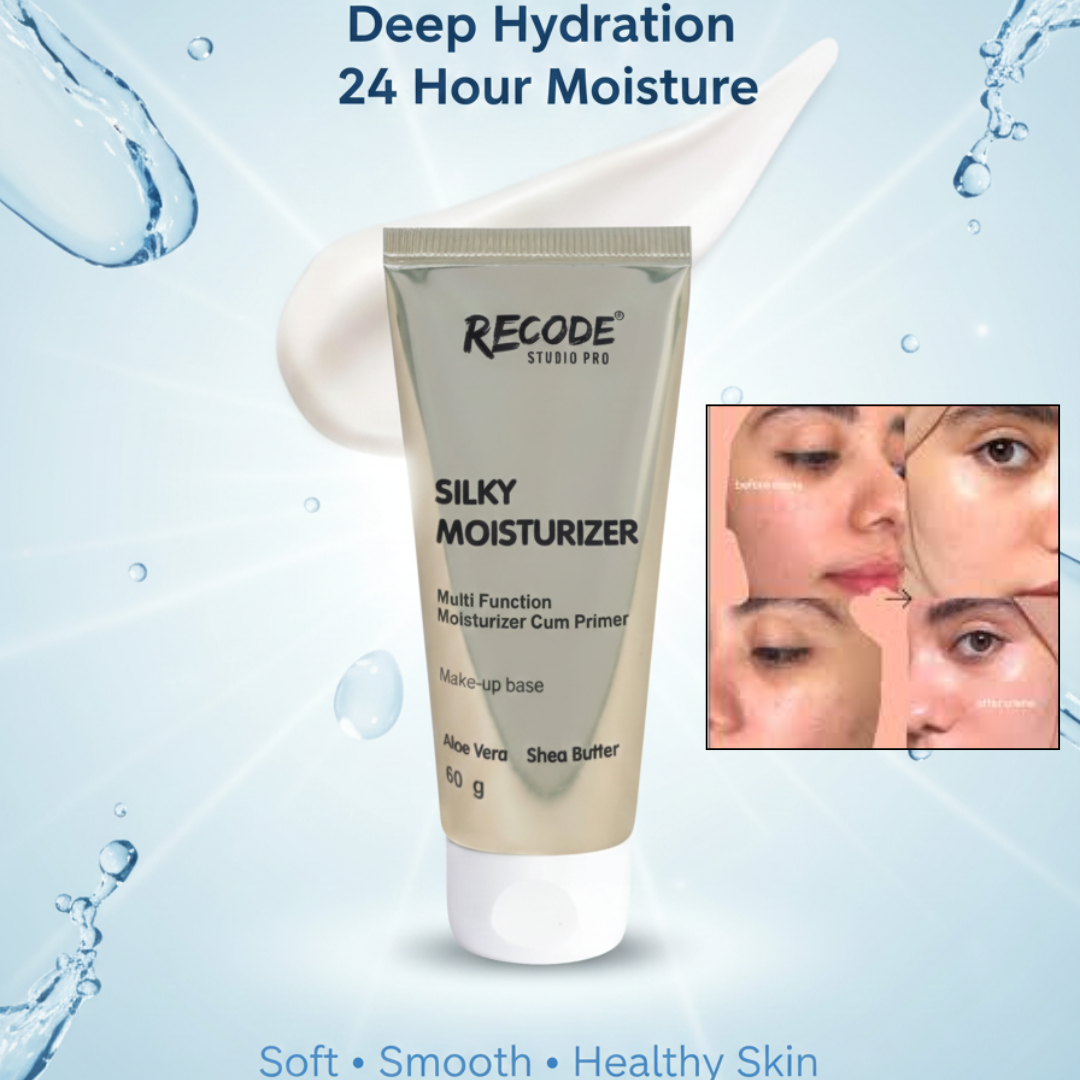 Recode Pro Silky Moisturizer | Multi-Function Primer & 24H Hydrating Moisturizer with Pore-Blurring Finish