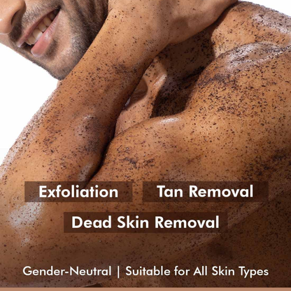 Mcaffeine Naked & Raw Coffee Body Scrub - Tan Removal & Exfoliating Scrub for Smooth Skin
