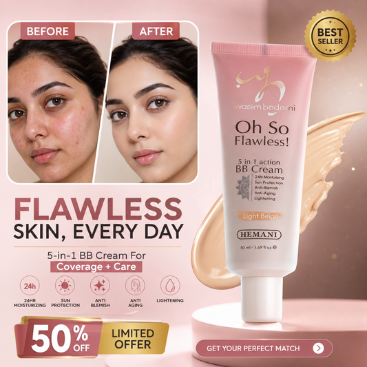 Oh So Flawless! 5-in-1 BB Cream – 5-in-1 Action: 24H Moisturizing, Sun Protection, Anti-Blemish, Anti-Aging & Lightening – Coverage + Care