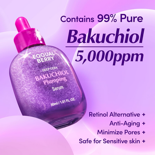 Bakuchiol Plumping Serum - Reduce Scars & Minimize Pores + Provide Even & brighten Skin