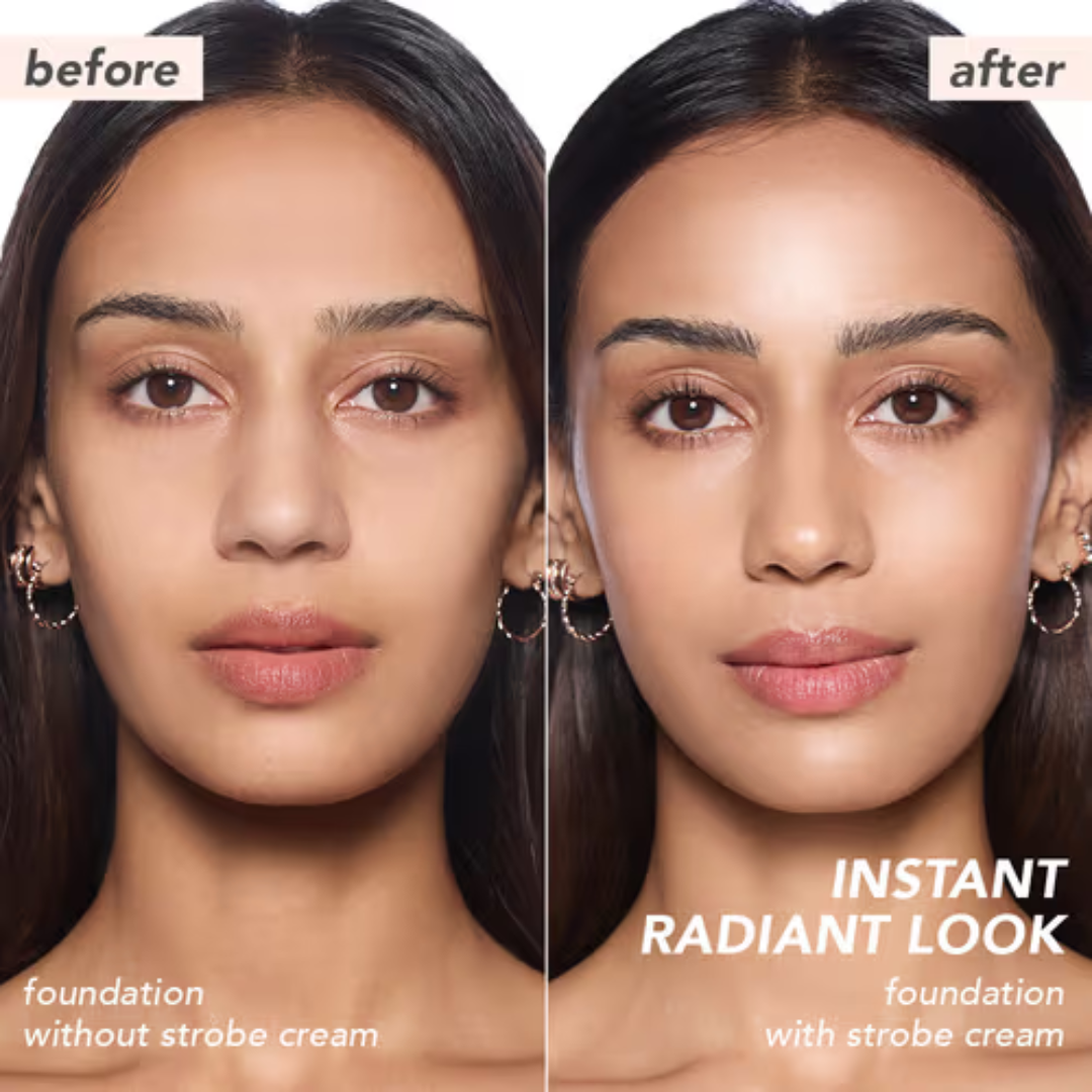 Dot & Key Strawberry The Spotlight Strobe Cream | Niacinamide Moisturizer + Highlighter for Instant Dewy, Glazed Skin