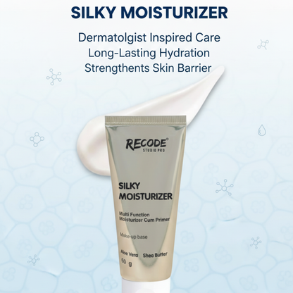 Recode Pro Silky Moisturizer | Multi-Function Primer & 24H Hydrating Moisturizer with Pore-Blurring Finish