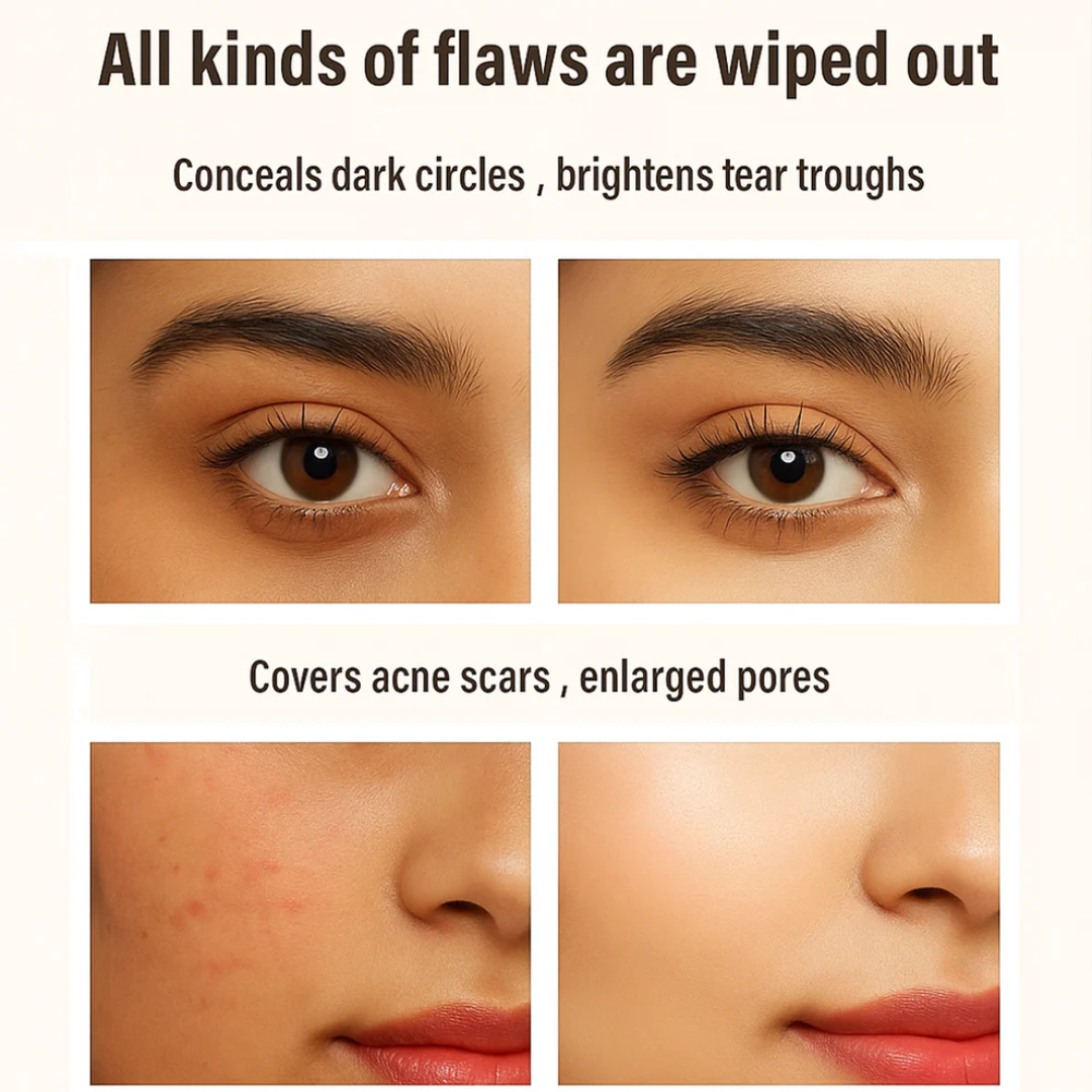 BBA Flawless Finish Bundle: Pore Blurring Primer + Luminous Foundation + Radiant Concealer