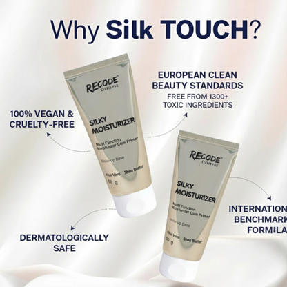 Recode Pro Silky Moisturizer | Multi-Function Primer & 24H Hydrating Moisturizer with Pore-Blurring Finish