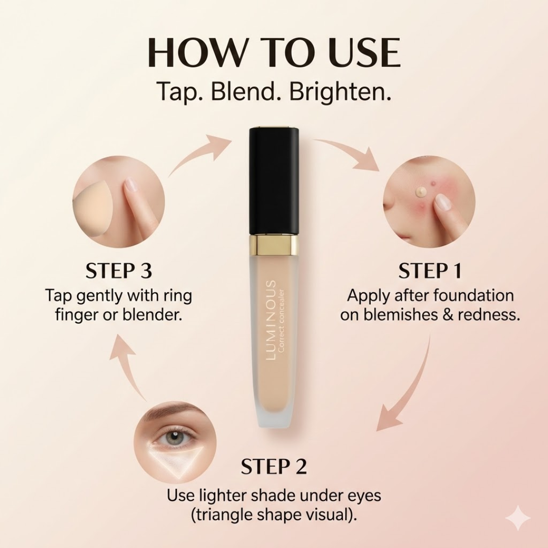 BBA Flawless Finish Bundle: Pore Blurring Primer + Luminous Foundation + Radiant Concealer