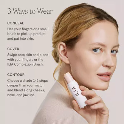 2 in 1 Foundation + Concealer Stick by ILIA