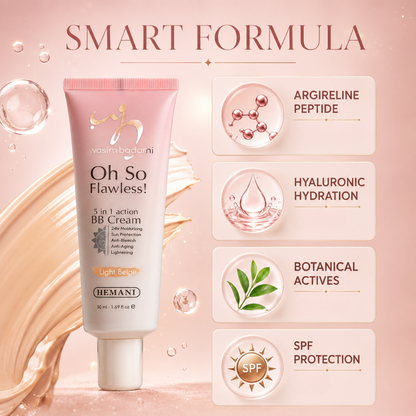 Oh So Flawless! 5-in-1 BB Cream – 5-in-1 Action: 24H Moisturizing, Sun Protection, Anti-Blemish, Anti-Aging & Lightening – Coverage + Care