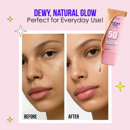 Blue Heaven Super Serum Skin Tint | 4-in-1 BB Cream + Serum + SPF 50+ PA++++ | Dewy Finish, Deep Hydration