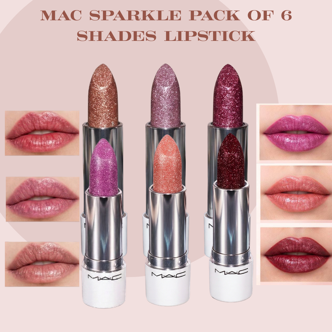 MAC Sparkle Lipstick | High-Pigment Sparkle Gloss Finish | Long-Lasting, Smooth & Hydrating