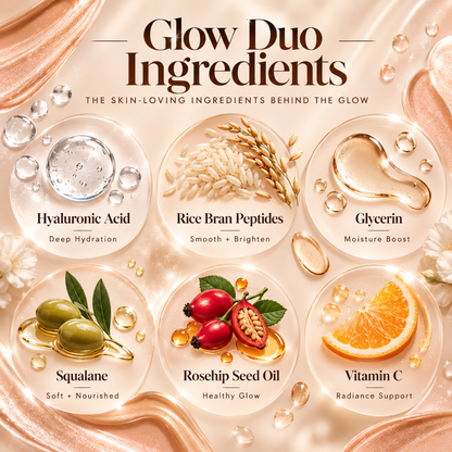 Saie Glow Duo: Skin Tint + Glowy Super Gel – Buy 1 Get 1 FREE + FREE Beauty Blender – Dewy Hydrating Luminous Base Set