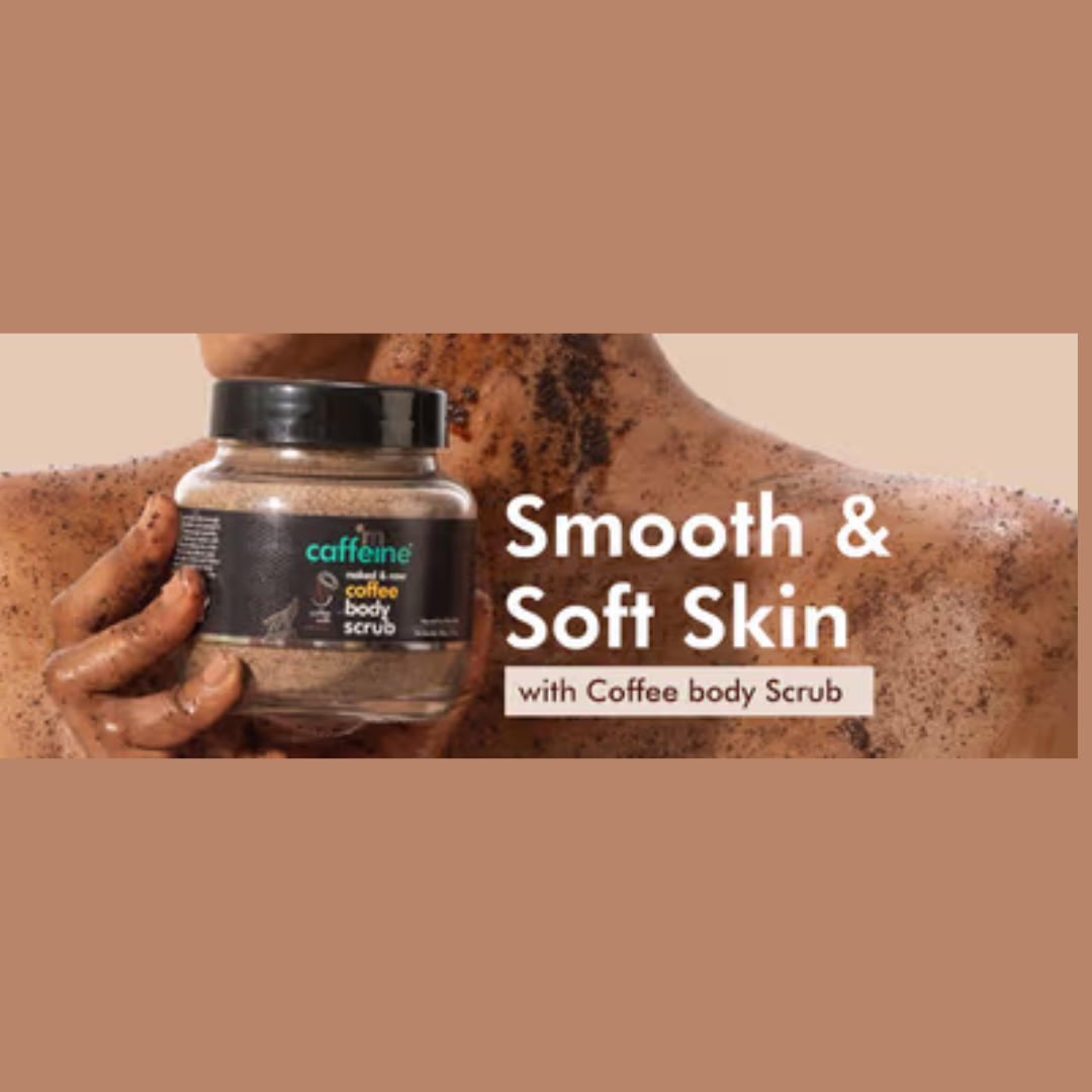 Mcaffeine Naked & Raw Coffee Body Scrub - Tan Removal & Exfoliating Scrub for Smooth Skin