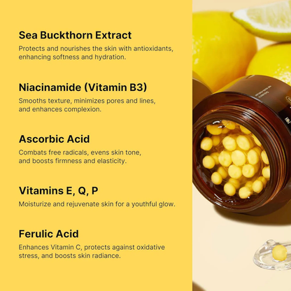 Medicube Deep Vita C Capsule Cream | Customizable Brightening & Hydration Cream for Dark Spots & Dullness
