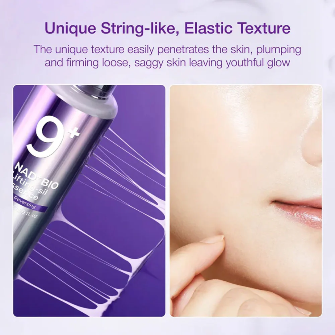 numbuzin No.9+ NAD+ BIO Time Reversing Lifting Essence | Firms, Lifts, Smooths Wrinkles & Restores Glow
