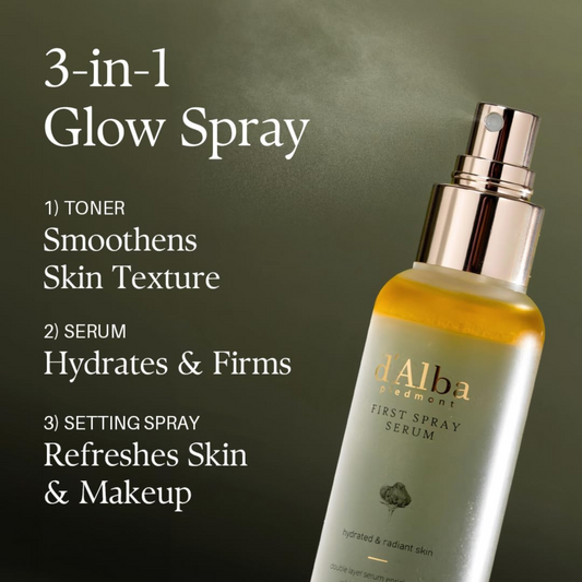 All In One Da'lba Serum (Primer, Toner,  Anti-Aging Serum, Makeup Fixer, and instant Glow)