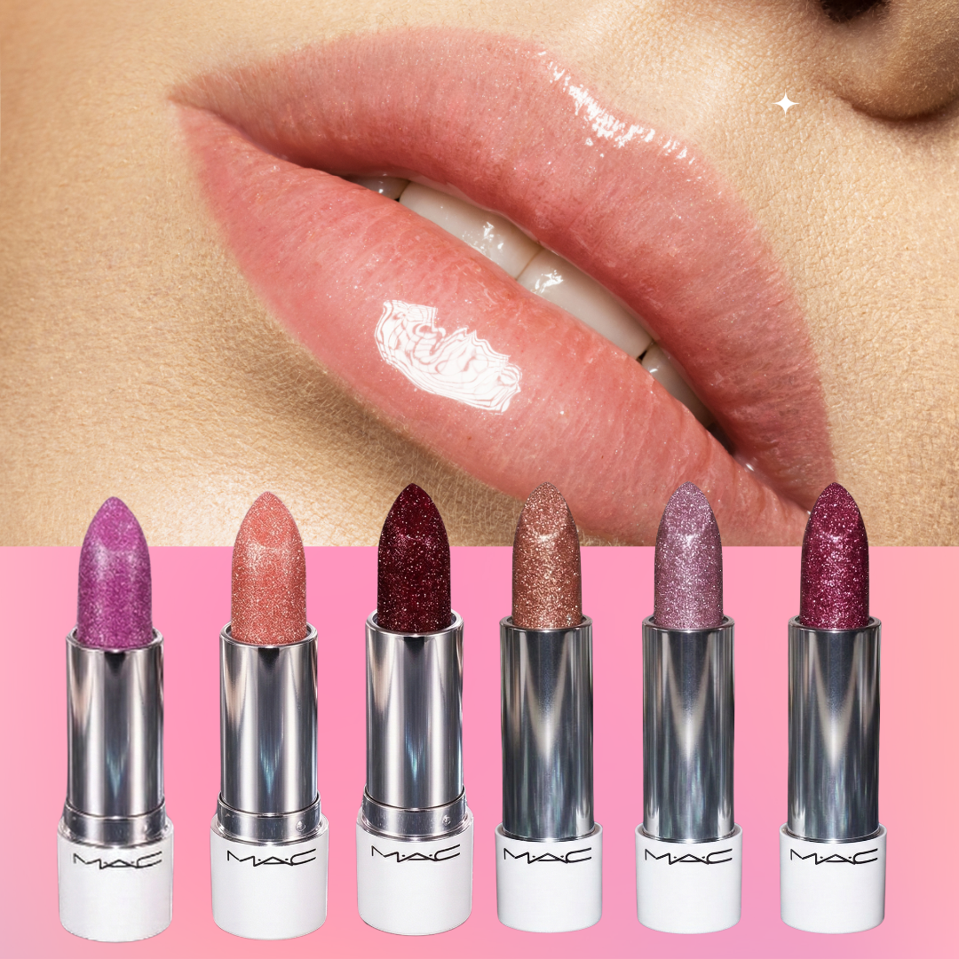 MAC Sparkle Lipstick | High-Pigment Sparkle Gloss Finish | Long-Lasting, Smooth & Hydrating