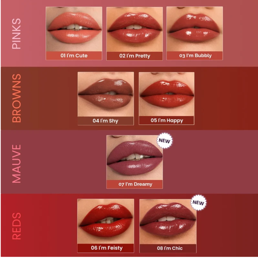 STAZE 9to9 Gloss Lock 2-in-1 Liquid Lipstick – Matte Color & Clear Gloss Duo – Long-Lasting & Transfer-Proof