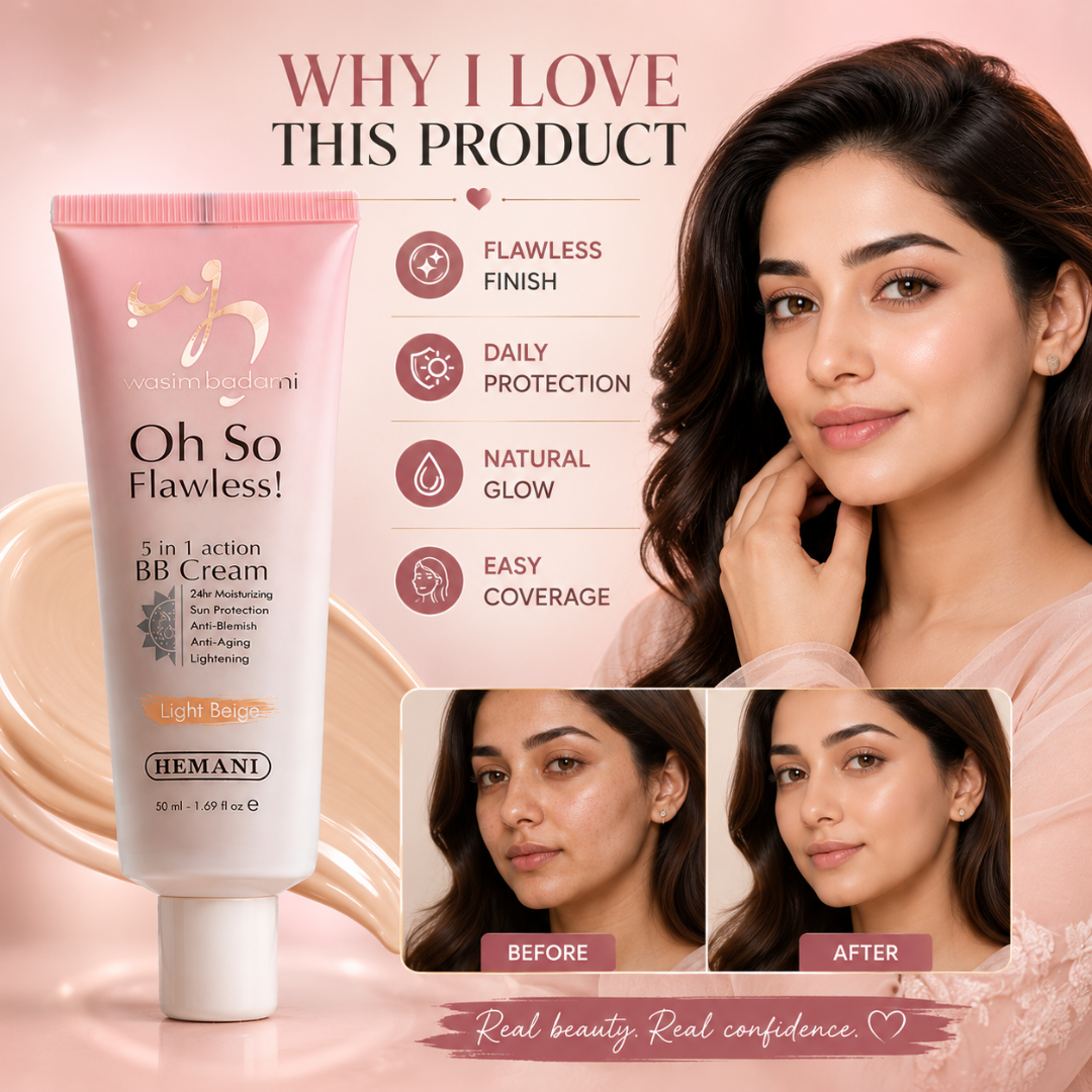 Oh So Flawless! 5-in-1 BB Cream – 5-in-1 Action: 24H Moisturizing, Sun Protection, Anti-Blemish, Anti-Aging & Lightening – Coverage + Care