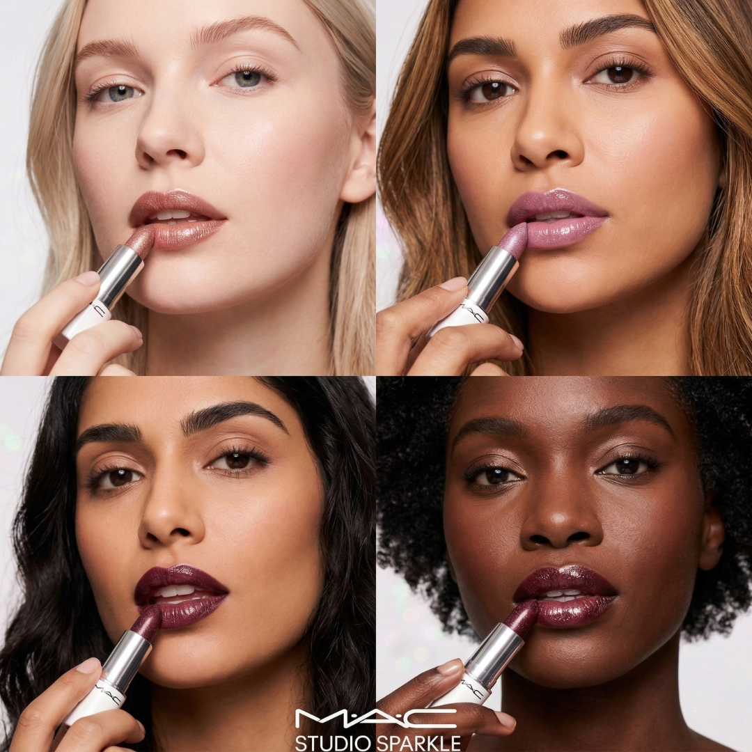 MAC Sparkle Lipstick | High-Pigment Sparkle Gloss Finish | Long-Lasting, Smooth & Hydrating