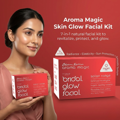 Aroma Magic Skin Glow Facial Kit | 7-in-1 Radiant Glow, Evens Skin Tone & Fades Dark Circles