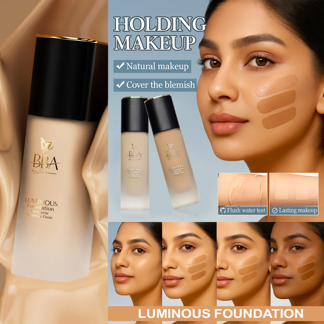 BBA Flawless Finish Bundle: Pore Blurring Primer + Luminous Foundation + Radiant Concealer