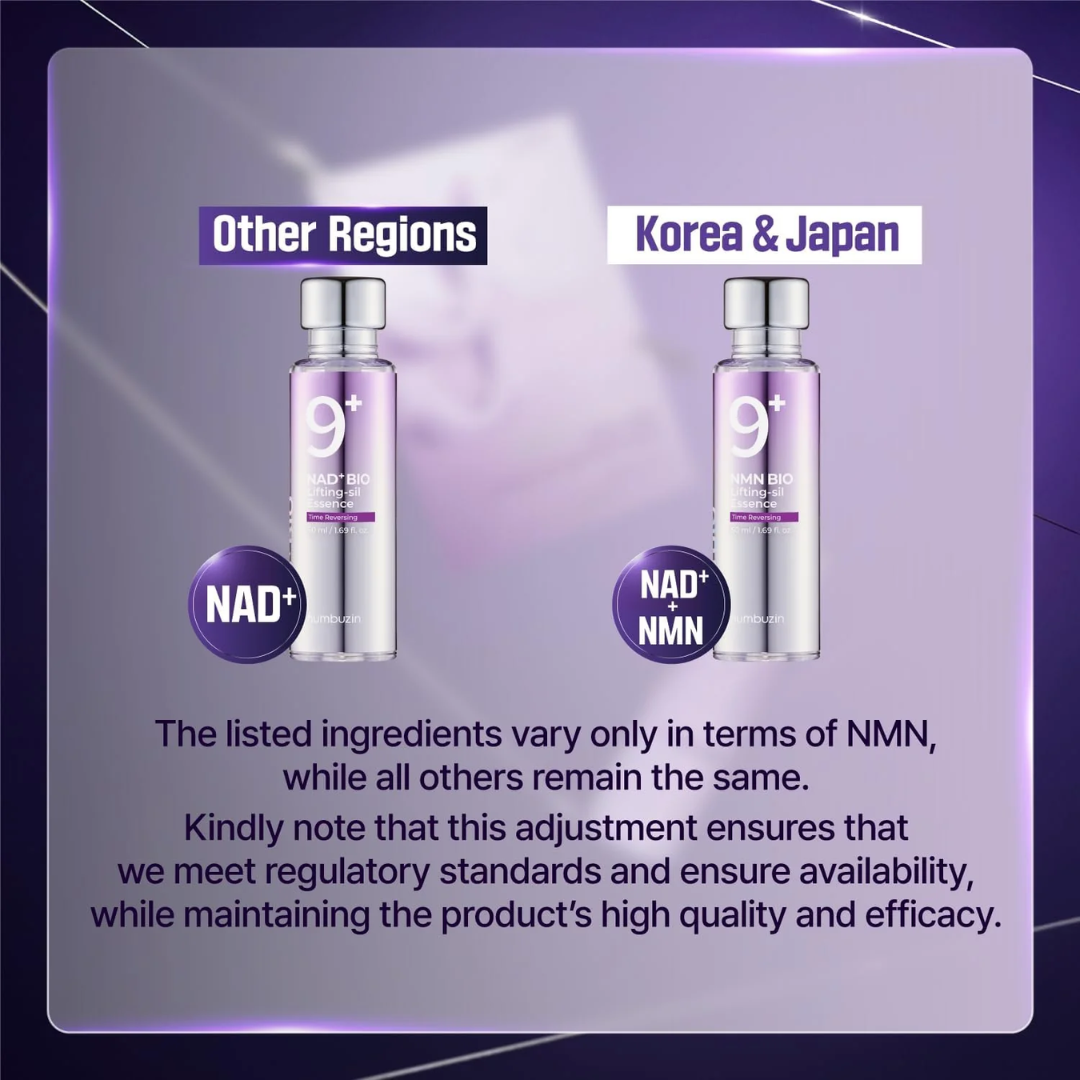 numbuzin No.9+ NAD+ BIO Time Reversing Lifting Essence | Firms, Lifts, Smooths Wrinkles & Restores Glow