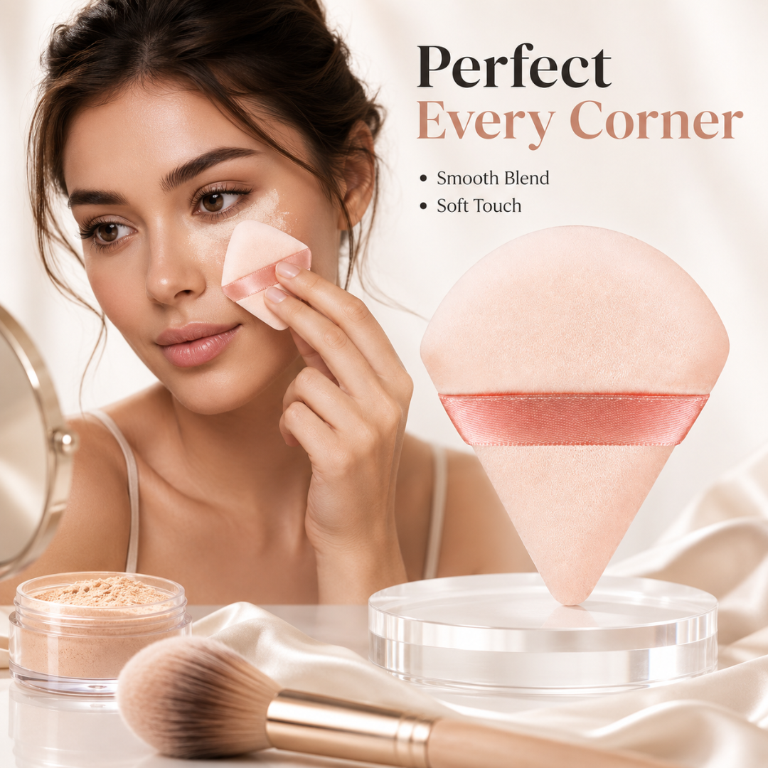 KimChi Chic Set & Bake Powder – Airbrushed Skin Effect – Set, Bake & Blur – Oil Control, Pore Blur, Matte Finish – 12H Oil Control– FREE Triangle Velvet Powder Puff