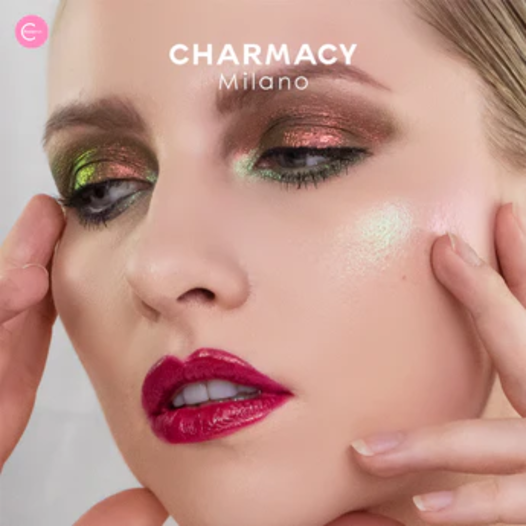 CHARMACY Milano Insane Quad Palette | 4-in-1 Multichrome Eyeshadow | Intense Shift, Soft Blend, Wedding & Festive Approved