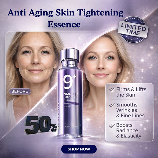 numbuzin No.9+ NAD+ BIO Time Reversing Lifting Essence | Firms, Lifts, Smooths Wrinkles & Restores Glow