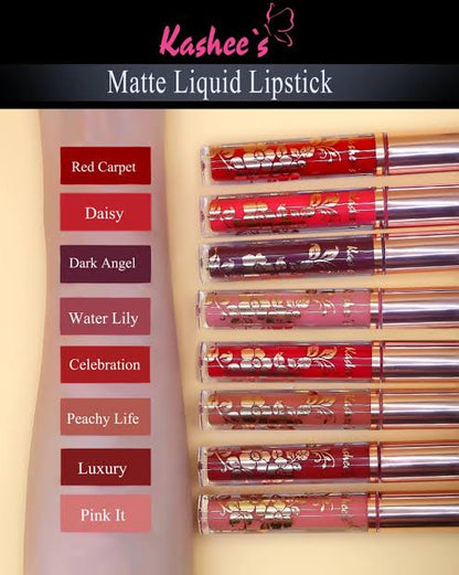 Kashee 6 pcs lipstick Set