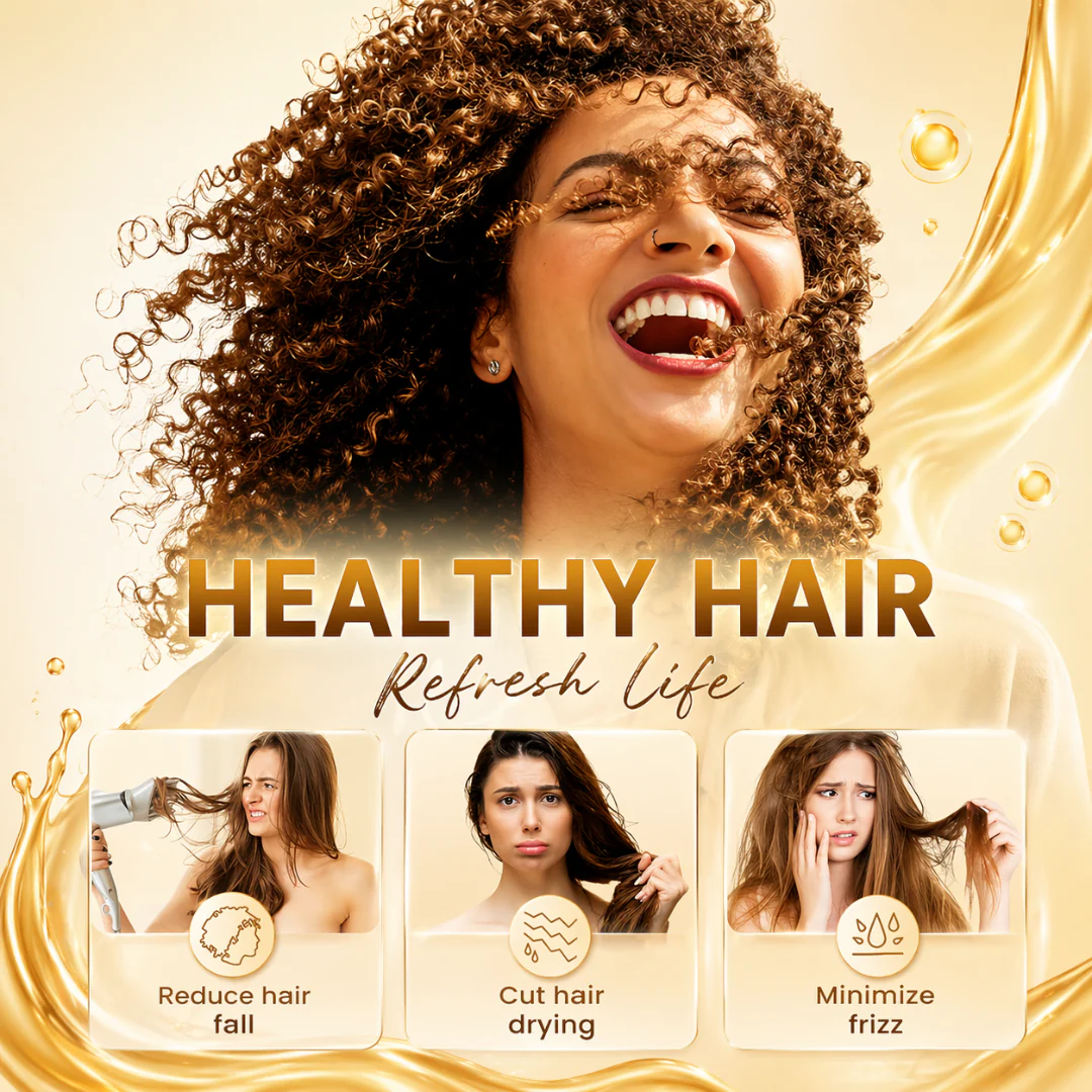 Tgideas Smooth & Hair Straightening Conditioning Oil Spray – Anti-Frizz, Deep Hydration, Heat Protection – With Avocado & Jojoba Oil – 72-Hour Fragrance – Sulfate & Paraben Free